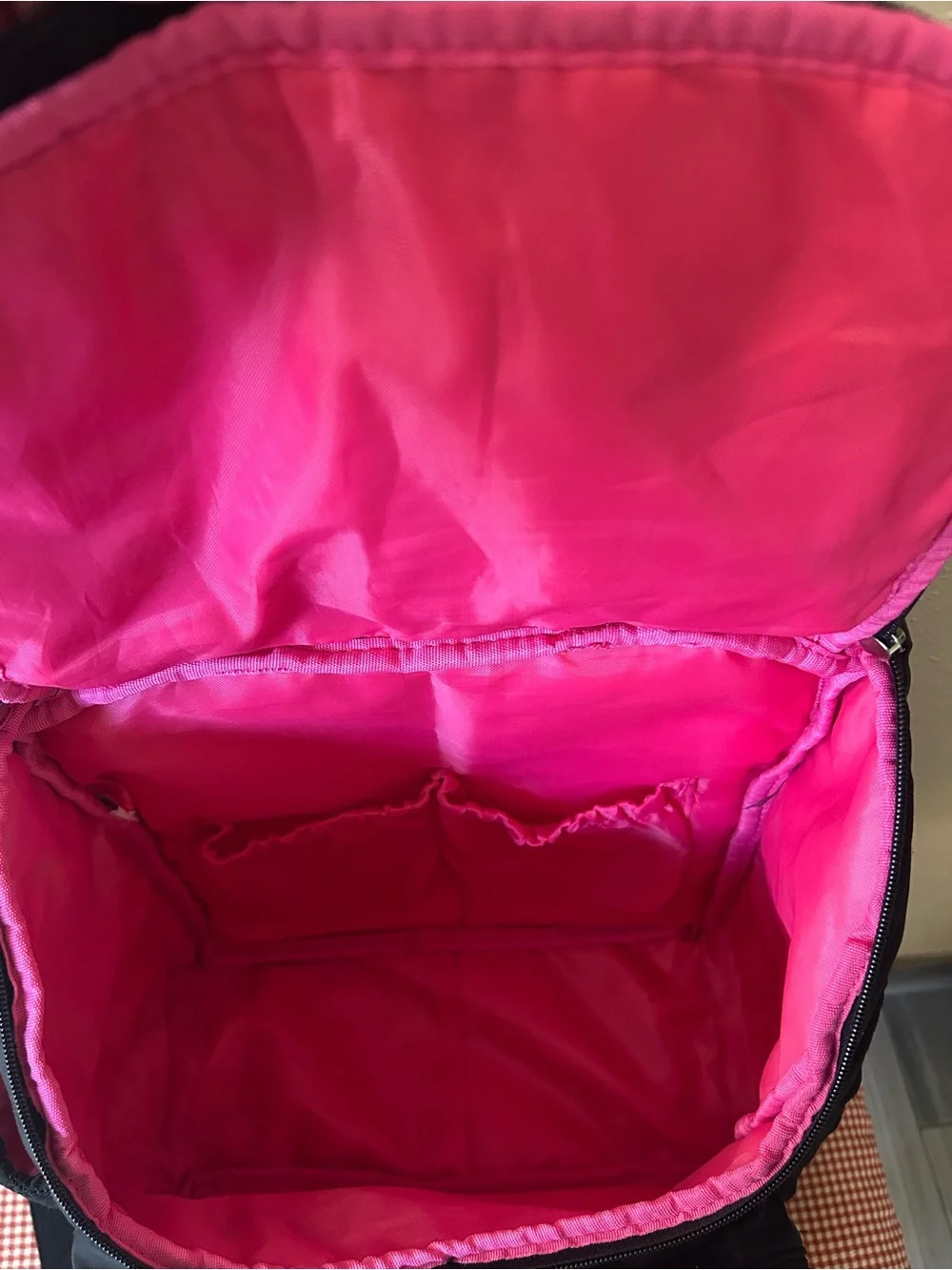 Carter's Black Quilted Backpack with Front Zip Pocket Child Of Mine